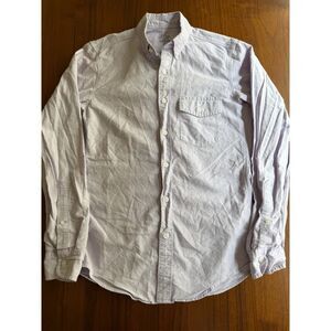J.Crew Men's Lightweight Slim Oxford Lavender Button-Down Shirt - Size XS